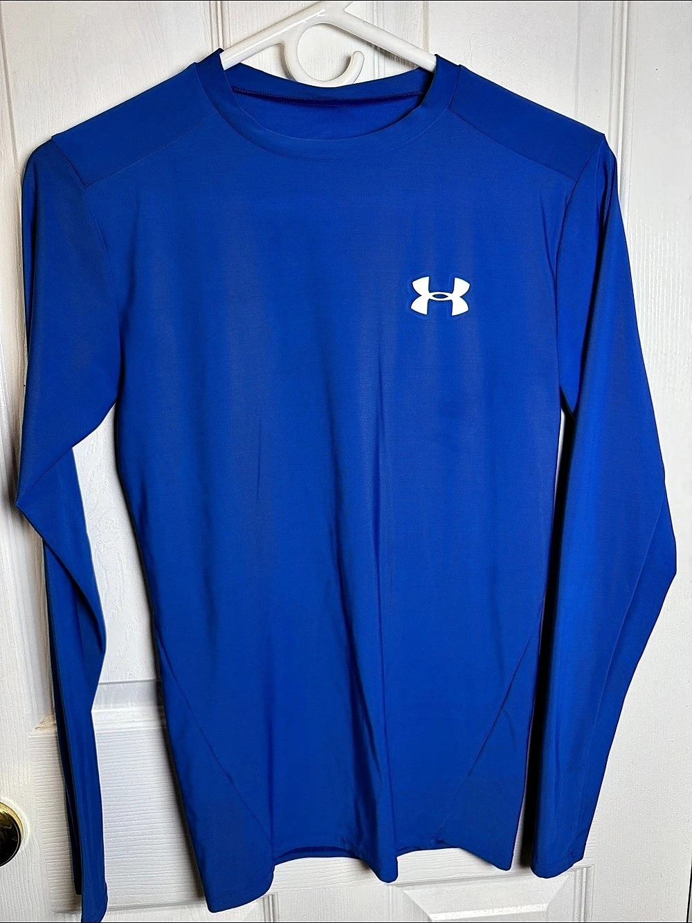 Under Armour HeatGear Armour Compression Long Sleeve Blue Medium